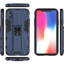 Eabhulie iPhone X / iPhone XS İçin Çift Katmanlı Pc Tpu Bumper Kaymaz ShockProof Korumalı Kılıf (Yurt Dışından)