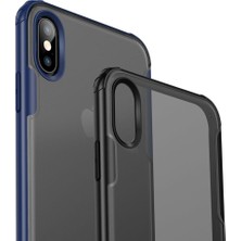 Eabhulie iPhone X / XS İçin İnce Yarı Saydam Mat Pc Airbag Tpu Bumper Kılıf (Yurt Dışından)