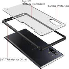 Eabhulie Samsung Galaxy Note 10 Plus / Note 10+ 5G İçin İnce Yarı Saydam Mat Pc Airbag Tpu Bumper Kılıf (Yurt Dışından)