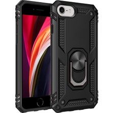 Eabhulie iPhone Se 2020 / iPhone 7 / 8 İçin Çift Katmanlı Halkalı Standlı ShockProof Kılıf (Yurt Dışından)