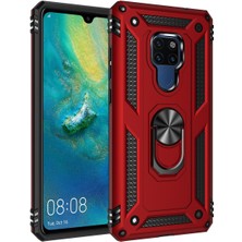 Eabhulie Huawei Mate 20 İçin Çift Katmanlı Halkalı Standlı ShockProof Kılıf (Yurt Dışından)