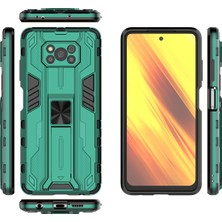 Eabhulie Xiaomi Poco X3 / X3 Nfc / X3 Pro İçin Çift Katmanlı Pc Tpu Bumper Kaymaz ShockProof Korumalı Kılıf (Yurt Dışından)