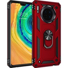 Eabhulie Huawei Mate 30 İçin Çift Katmanlı Halkalı Standlı ShockProof Kılıf (Yurt Dışından)