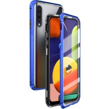 Eabhulie Samsung Galaxy A50 / A50S / A30S İçin 360° Koruma Tam Kaplayıcı Metal Bumper Manyetik Flip Kılıf (Yurt Dışından)