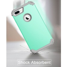 Eabhulie iPhone 7 Plus / 8 Plus İçin Pc Yumuşak Tpu Bumper 3'ü 1 Arada Koruma ShockProof Kılıf (Yurt Dışından)