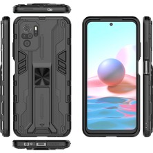 Eabhulie Xiaomi Redmi Note 10 4G / Note 10S İçin Çift Katmanlı Pc Tpu Bumper Kaymaz ShockProof Korumalı Kılıf (Yurt Dışından)