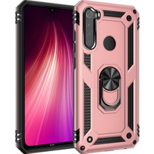 Eabhulie Xiaomi Redmi Note 8 İçin Çift Katmanlı Halkalı Standlı ShockProof Kılıf (Yurt Dışından)