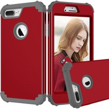 Eabhulie iPhone 7 Plus / 8 Plus İçin Pc Yumuşak Tpu Bumper 3'ü 1 Arada Koruma ShockProof Kılıf (Yurt Dışından)