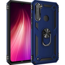 Eabhulie Xiaomi Redmi Note 8 İçin Çift Katmanlı Halkalı Standlı ShockProof Kılıf (Yurt Dışından)