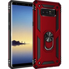 Eabhulie Samsung Galaxy Note 8 İçin Çift Katmanlı Halkalı Standlı ShockProof Kılıf (Yurt Dışından)