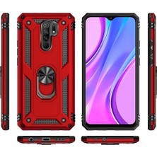 Eabhulie Xiaomi Redmi 9 İçin Çift Katmanlı Halkalı Standlı Kılıf (Yurt Dışından)