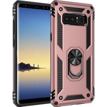 Eabhulie Samsung Galaxy Note 8 İçin Çift Katmanlı Halkalı Standlı ShockProof Kılıf (Yurt Dışından)