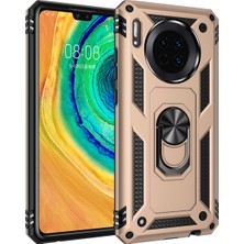 Eabhulie Huawei Mate 30 İçin Çift Katmanlı Halkalı Standlı ShockProof Kılıf (Yurt Dışından)