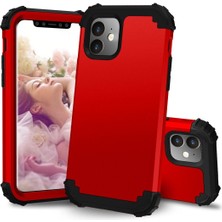 Eabhulie iPhone 11 İçin Pc Yumuşak Tpu Bumper 3'ü 1 Arada Koruma ShockProof Kılıf (Yurt Dışından)