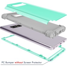 Eabhulie Samsung Galaxy Note 8 İçin Pc Yumuşak Tpu Bumper 3'ü 1 Arada Koruma ShockProof Kılıf (Yurt Dışından)