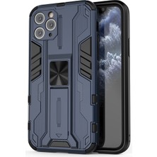 Eabhulie iPhone 11 Pro Max İçin Çift Katmanlı Pc Tpu Bumper Kaymaz ShockProof Korumalı Kılıf (Yurt Dışından)