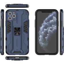 Eabhulie iPhone 11 Pro Max İçin Çift Katmanlı Pc Tpu Bumper Kaymaz ShockProof Korumalı Kılıf (Yurt Dışından)