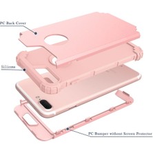 Eabhulie iPhone 7 Plus / 8 Plus İçin Pc Yumuşak Tpu Bumper 3'ü 1 Arada Koruma ShockProof Kılıf (Yurt Dışından)