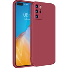 Eabhulie Huawei P40 İçin İnce Likit Silikon ShockProof Korumalı Kılıf (Yurt Dışından)