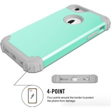 Eabhulie iPhone 6 / 6s İçin Pc Yumuşak Tpu Bumper 3'ü 1 Arada Koruma ShockProof Kılıf (Yurt Dışından)