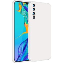 Eabhulie Huawei P30 İçin İnce Likit Silikon ShockProof Korumalı Kılıf (Yurt Dışından)