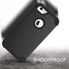 Eabhulie iPhone 6 / 6s İçin Pc Yumuşak Tpu Bumper 3'ü 1 Arada Koruma ShockProof Kılıf (Yurt Dışından)