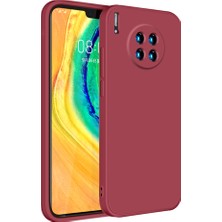 Eabhulie Huawei Mate 30 İçin İnce Likit Silikon ShockProof Korumalı Kılıf (Yurt Dışından)