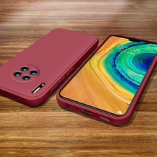 Eabhulie Huawei Mate 30 İçin İnce Likit Silikon ShockProof Korumalı Kılıf (Yurt Dışından)