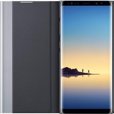 Eabhulie Samsung Galaxy Note 8 İçin İnce Flip Pu Deri Pencereli Standlı Kılıf (Yurt Dışından)