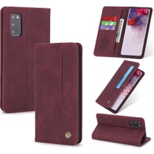 Eabhulie Samsung Galaxy S20 Fe / S20 Fe 5G İçin Retro Deri Manyetik ShockProof Tpu Flip Standlı Kılıf (Yurt Dışından)