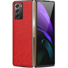 Eabhulie Samsung Galaxy Z Fold 2 5G İçin Flip Deri ShockProof Full Korumalı İnce Kılıf (Yurt Dışından)