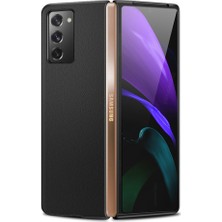 Eabhulie Samsung Galaxy Z Fold 2 5G İçin Flip Deri ShockProof Full Korumalı İnce Kılıf (Yurt Dışından)