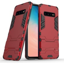 Eabhulie Samsung Galaxy S10 Plus İçin Çift Katmanlı Tpu Pc Hibrit Korumalı Standlı Kılıf (Yurt Dışından)