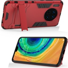 Eabhulie Huawei Mate 30 İçin Çift Katmanlı Tpu Pc Hibrit Korumalı Standlı Kılıf (Yurt Dışından)