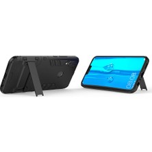 Eabhulie Huawei Y9 2019 İçin Çift Katmanlı Tpu Pc Hibrit Korumalı Standlı Kılıf (Yurt Dışından)