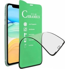 Cepstok Apple iPhone 11 Kırılmaz Cam Tam Kaplayan Esnek Parlak Seramik Ekran Koruyucu