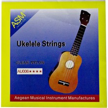 Asm Aegean Ukulele Teli Takım Şeffaf