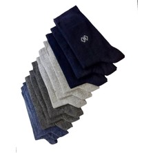 Black Arden Socks 12'li  Karışık Renkli Pamuklu Ekonomik Erkek  Soket Çorap 40-44 ESKT-0003