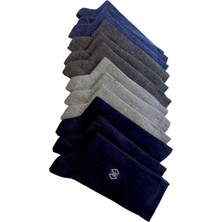 Black Arden Socks 12'li  Karışık Renkli Pamuklu Ekonomik Erkek  Soket Çorap 40-44 ESKT-0003
