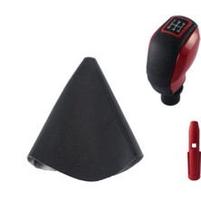 Moda Peugeot 508 Vites Körüğü ve Kırmızı Spor Vites Topuzu