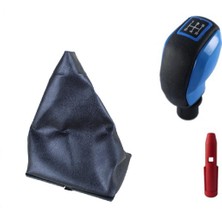 Moda Fiat Tepmra Vites Körüğü ve Mavi Spor Vites Topuzu Takım