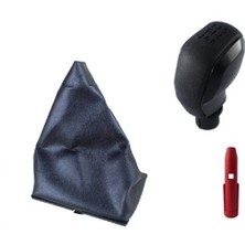 Moda Fiat Tepmra Vites Körüğü ve Siyah Spor Vites Topuzu Takım