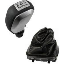 Moda Transit V347 Gri Boyalı Spor Vites Topuzu ve Çerçeveli Vites Körüğü