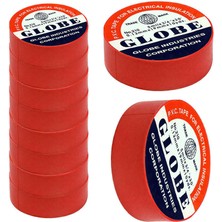 Globe Izole Bant - Elektrik Bandı (Kırmızı Renk)