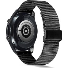 AktarMobile Honor Magic Watch 2 46 mm Uyumlu Hasır Metal Kordon Klipsli Tel Örgü Kayış