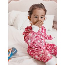 Gökçecik Tekstil Oversize Bebek Fuşya Yıldızlı Uyku Tulumu Salaş Pijama - Kidsabu