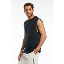 Superlife Bisiklet Yaka Kolsuz T-Shirt