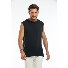 Superlife Bisiklet Yaka Kolsuz T-Shirt