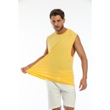 Superlife Bisiklet Yaka Kolsuz T-Shirt