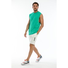 Superlife Bisiklet Yaka Kolsuz T-Shirt